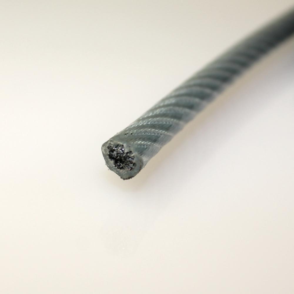 Stahlseil 4 mm, Drahtseil PVC ummantelt