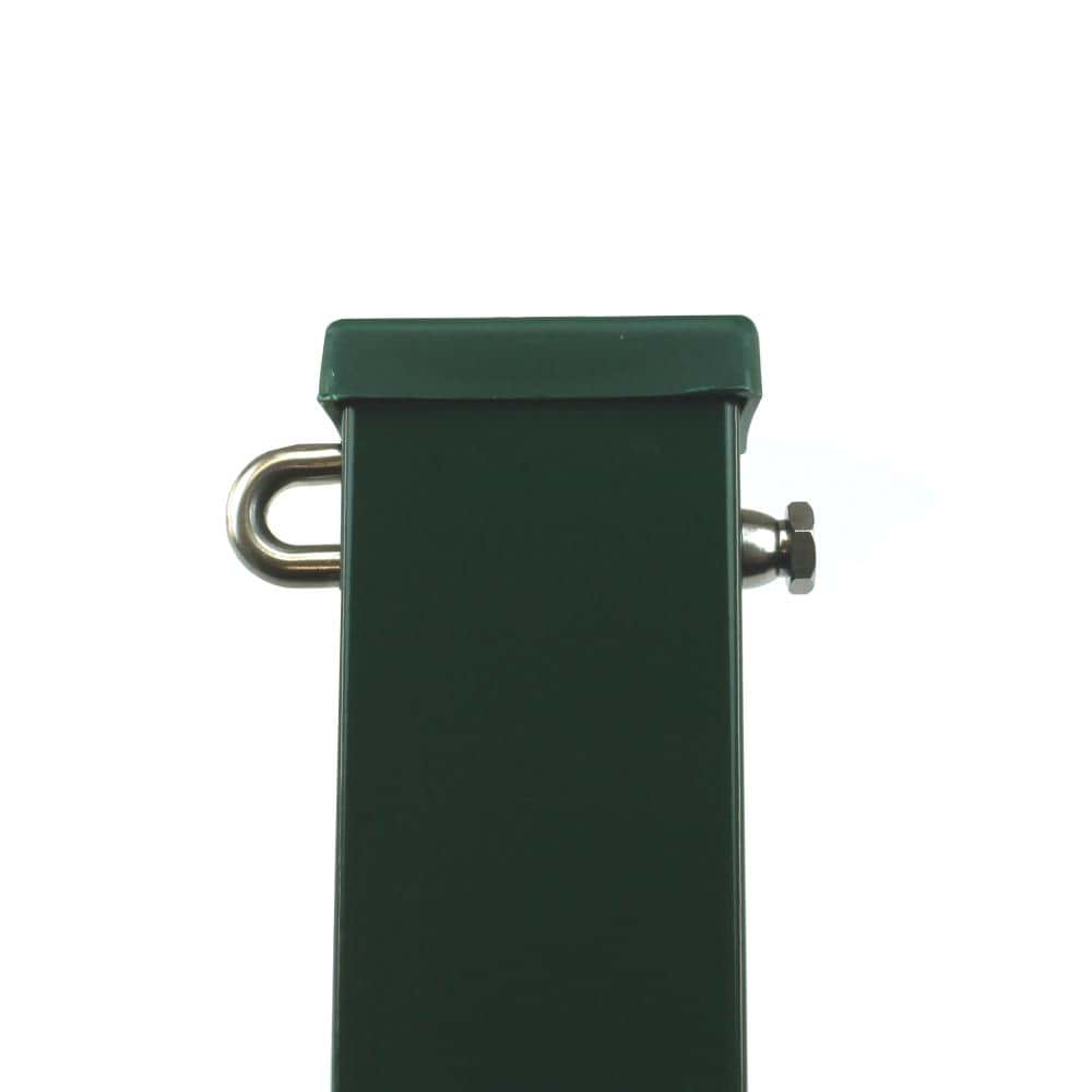 Höhe 0830 mm Flachstab Pfosten grün inkl. Zubehör