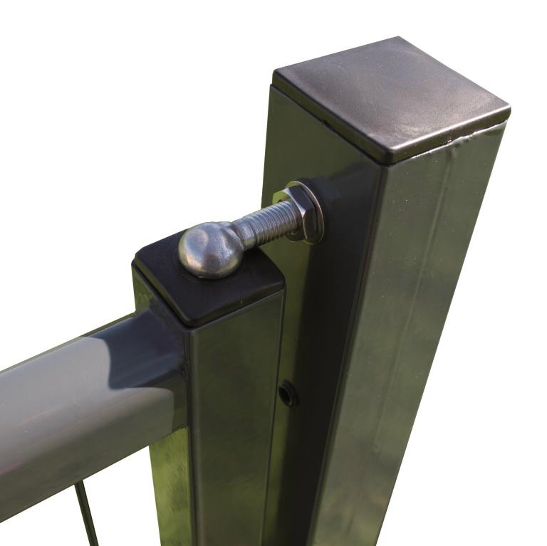 DINO Höhe 0800mm, Tor trend 1-flgl. 1000 mm, anthrazit