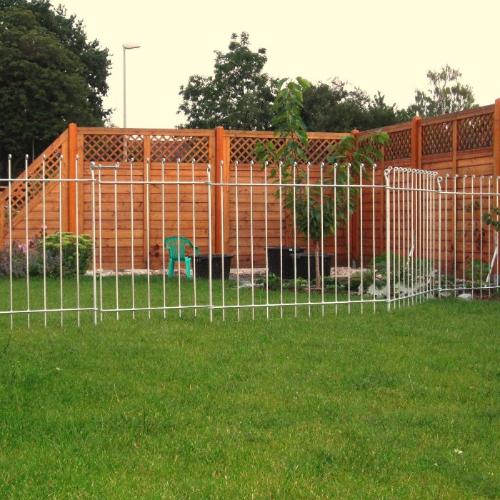 Steckzaun anneau 800 x 1350 mm Gitter verzinkt