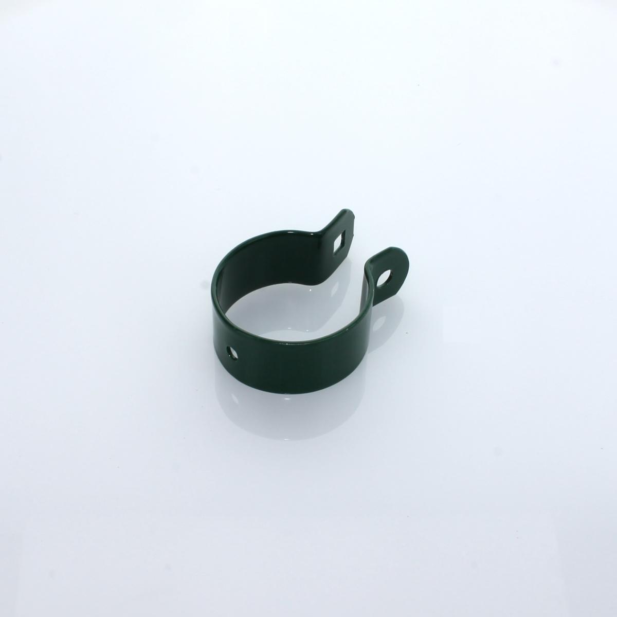 Schelle Ø 042 mm grün mit Schlossschraube