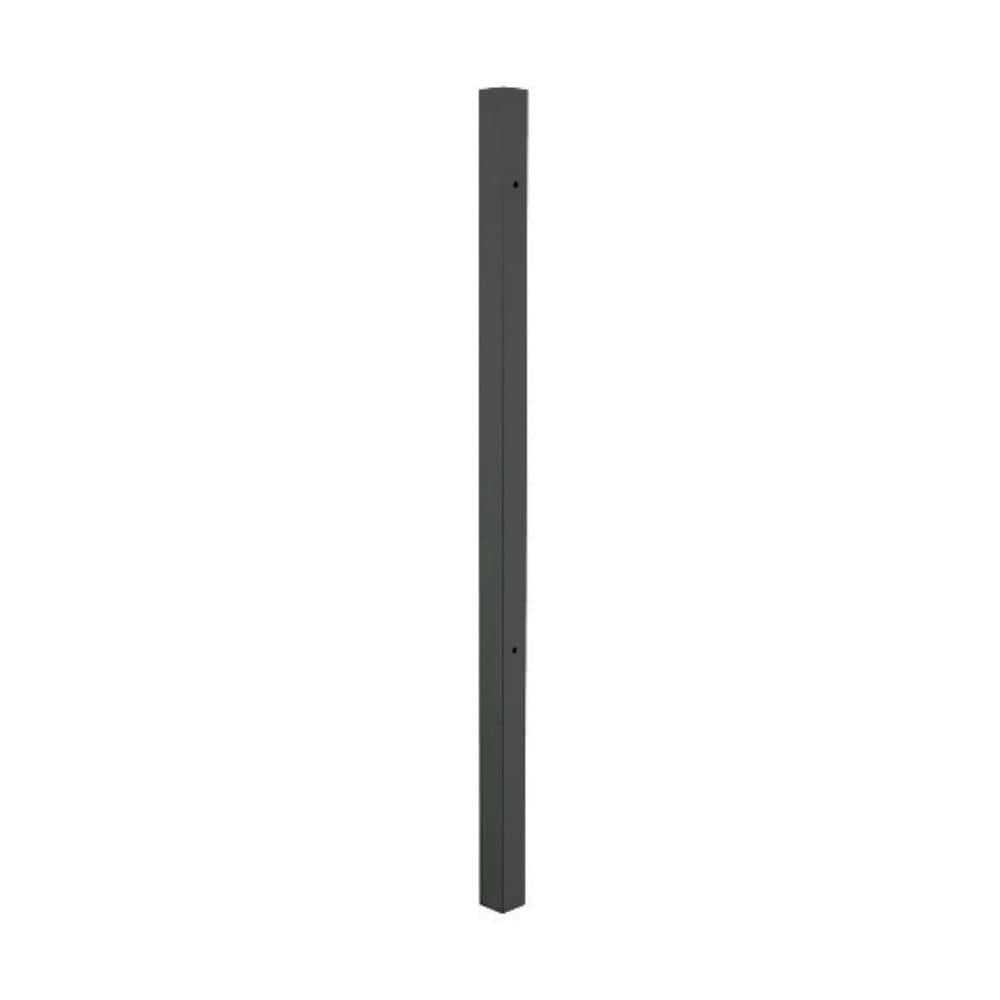 Zaun BREISGAU/FREIBURG Torpfosten Bänder 1200 mm 89x89 mm schwarz