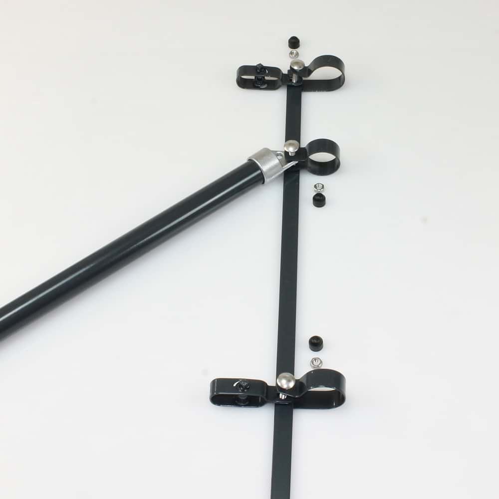 Zaunanschluss 1250mm für Pfosten Ø 60mm, Strebe Ø 34mm