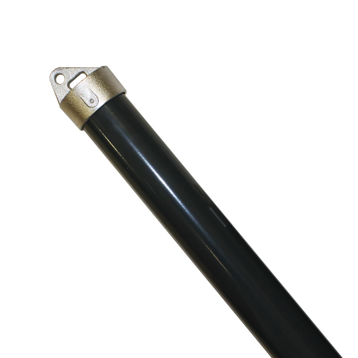 Zaunhöhe 3000 mm, Strebe anthrazit Ø 60x3750 mm
