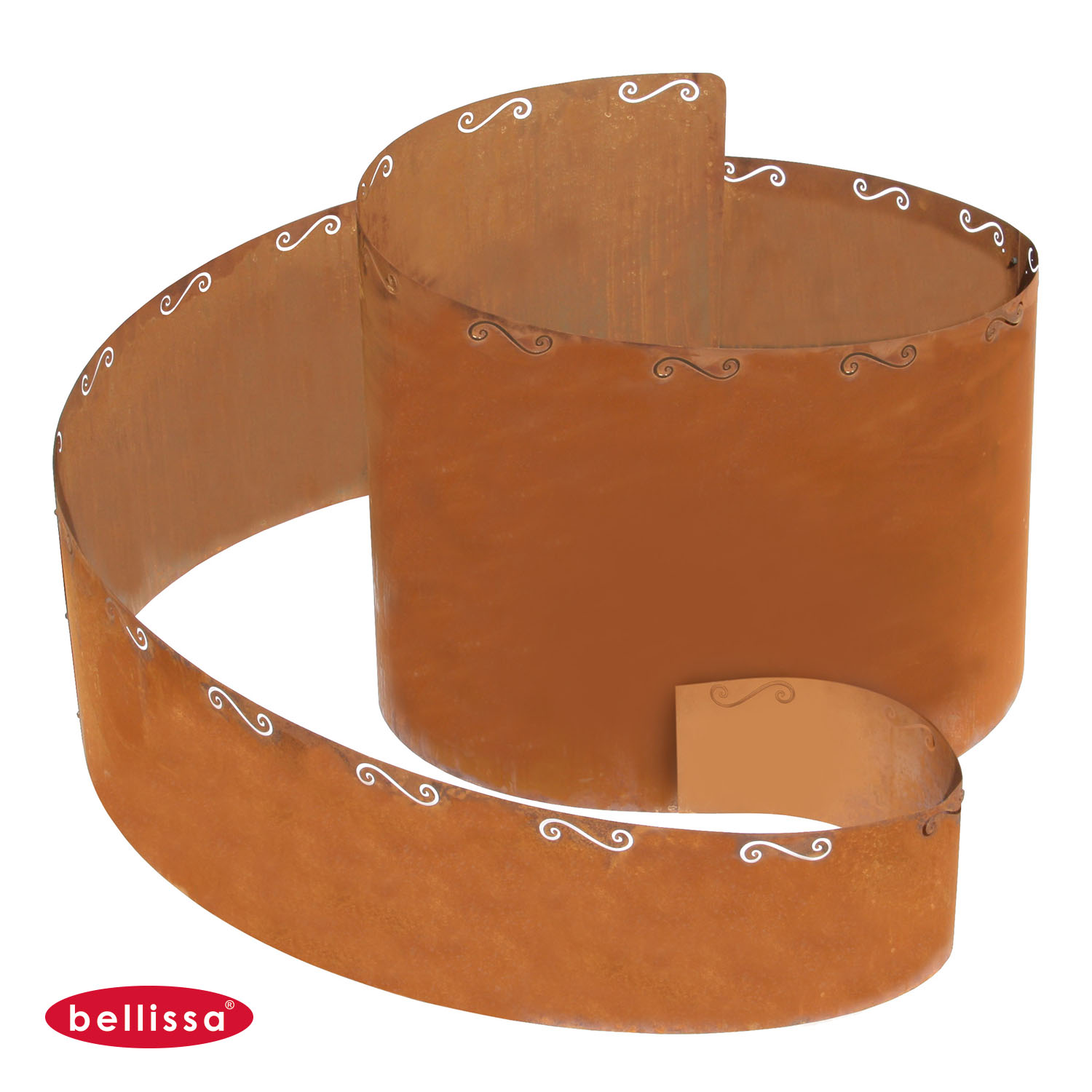 Kräuterspirale Corten-Stahl 1400 x 800 x 1300 mm