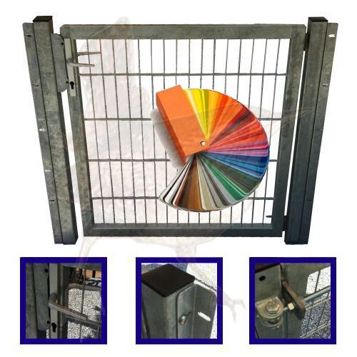 Gartentor 1-flgl. 1000x1200 mm Wahlfarbe, LGT Vario