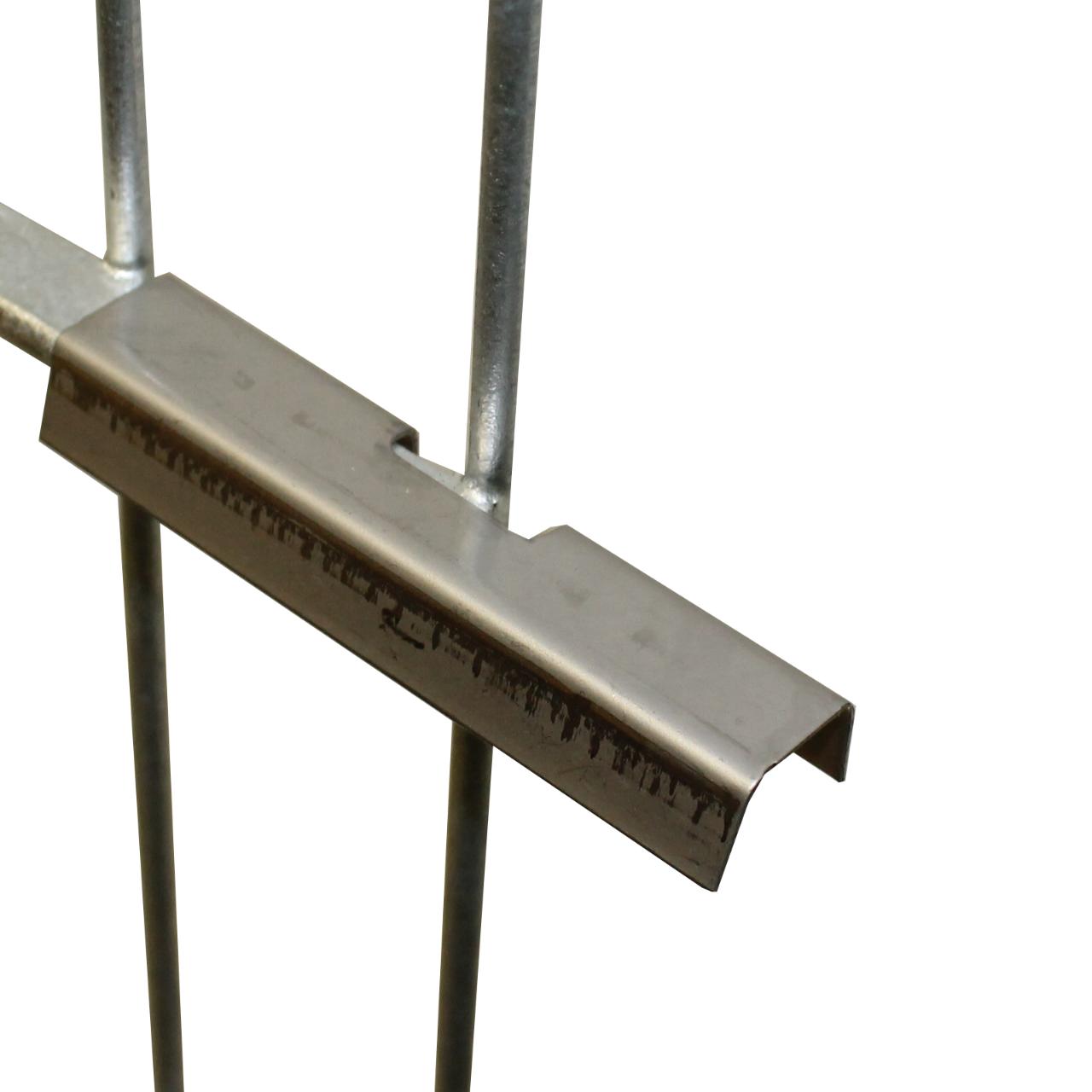 Höhe 0630 mm Flachstabgitter F - 06 / 05 verzinkt inkl. Zubehör