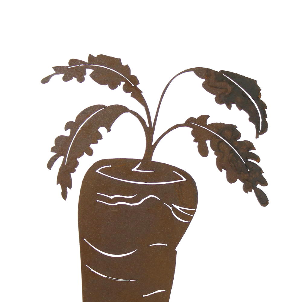 Rost Gemüseschild Karotten