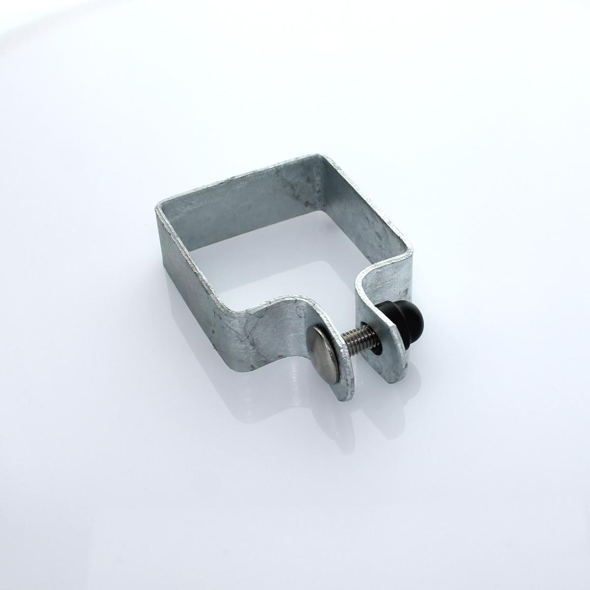 Schelle 060x060 mm Anfang-/Endschelle verzinkt cpl. mit Zubehör