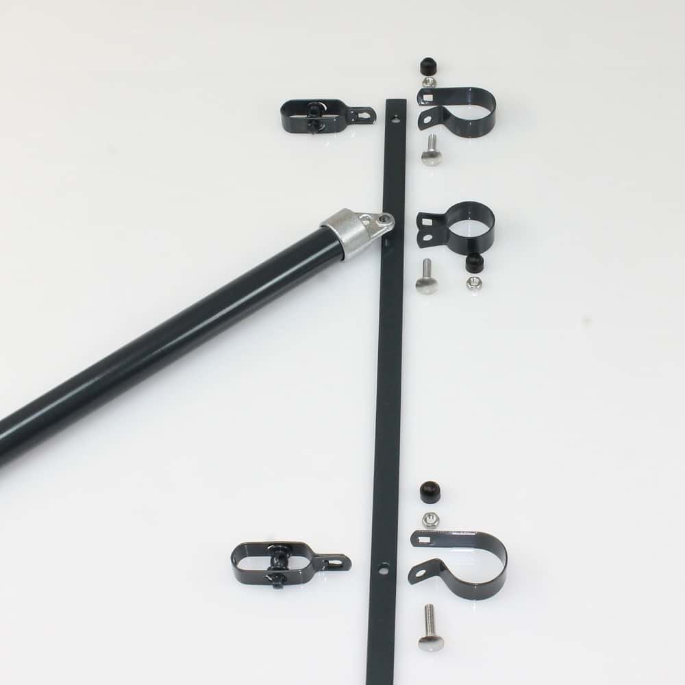 Zaunanschluss 0800mm für Pfosten Ø 60mm, Strebe Ø 34mm