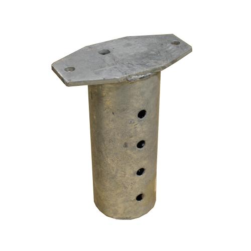 Columella Pfostenhülse 250 mm verstellbar
