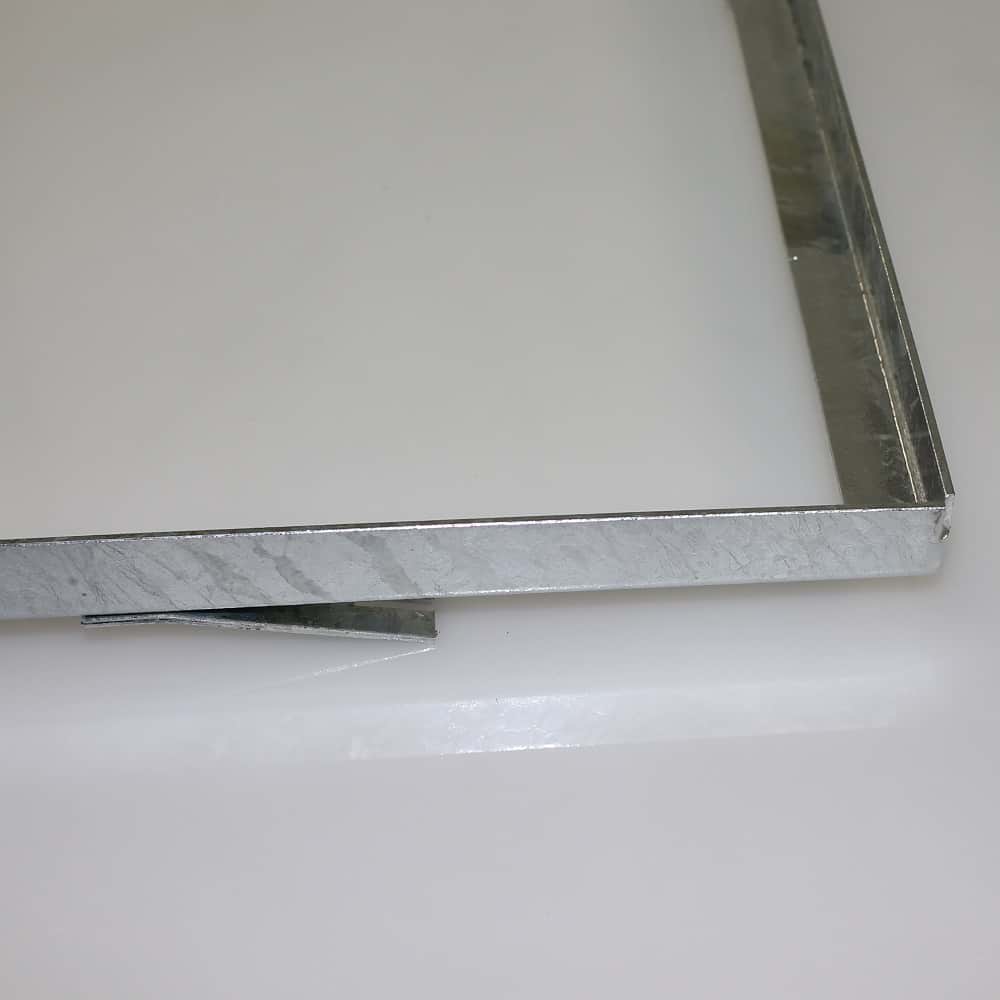 Lichtschachtgitter 1000 x 0400 x 25 mm Zarge