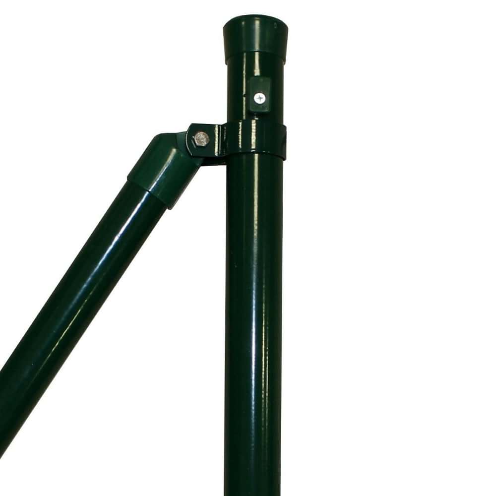 Anfangpfosten 34mm grün für Zaunhöhe 0800 mm