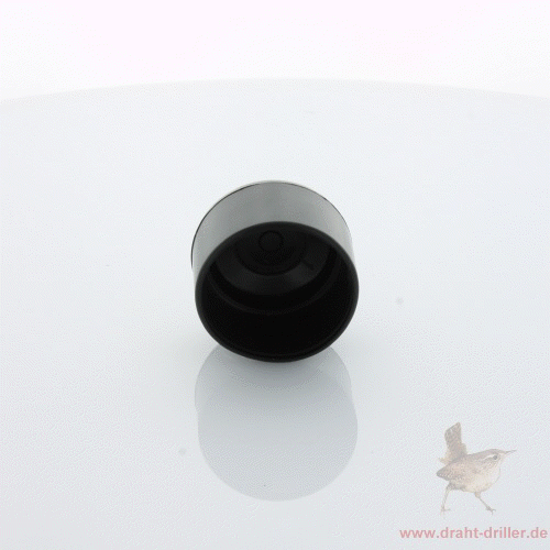 Abdeckkappe schwarz Ø 38 mm Kunststoff
