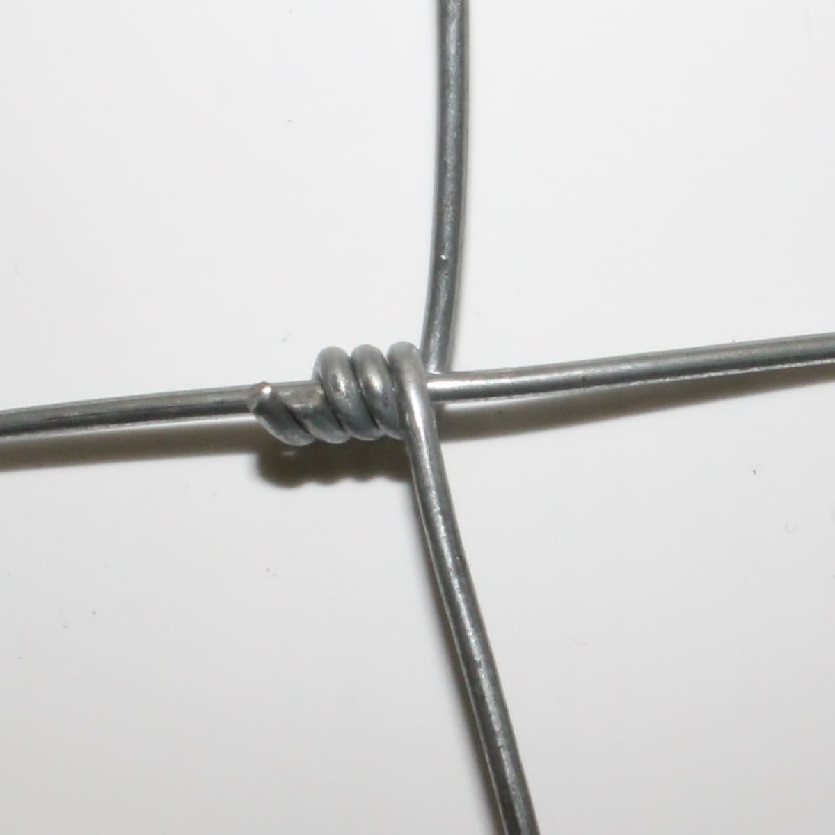 Knotengeflecht - L 100/08/15 - 2,45/1,90 mm Zink-Alu