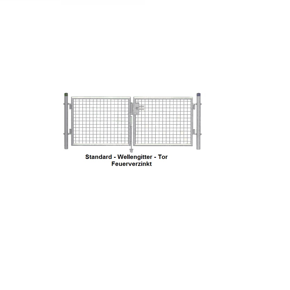 Gartentor feuerverzinkt 3000 x 0800 mm