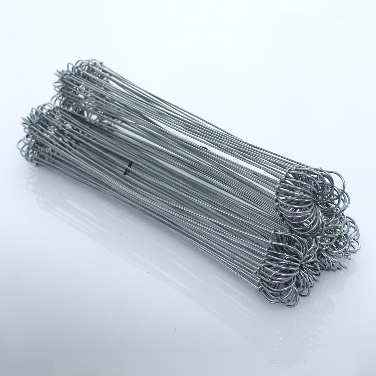 Lattenbindedraht 180 mm Pack á 100 Stück - verzinkt