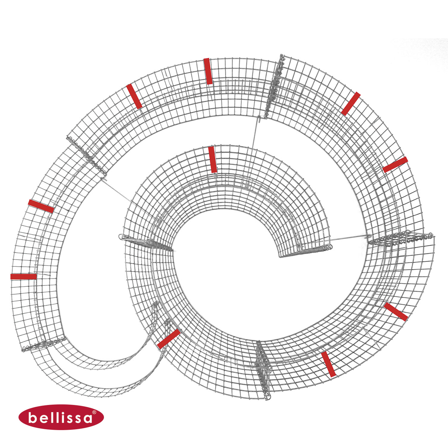 Kräuterspirale Gabione 1400 x 1100 mm