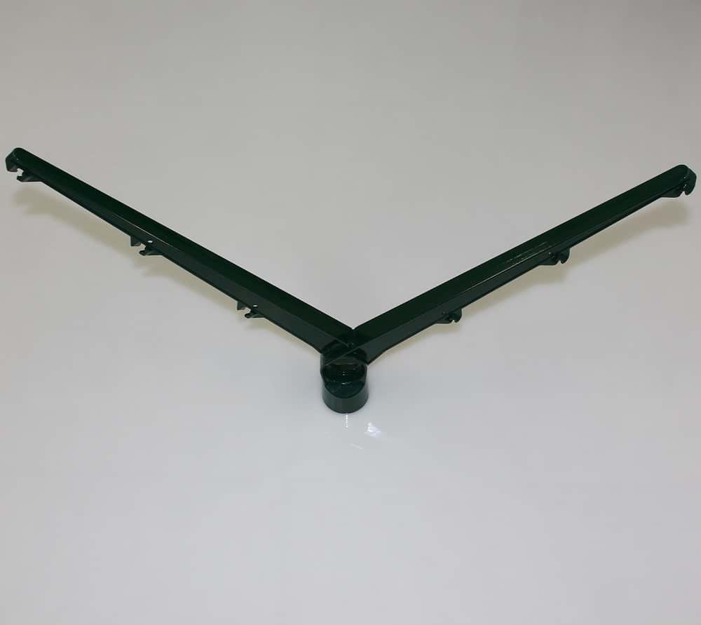 Stacheldrahtabweiser für Ø 048 mm Typ Y-Halter grün