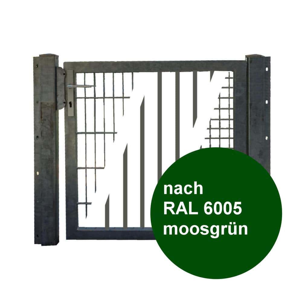 Tor 1-flgl. 1000x0600 mm grün, IT Vario