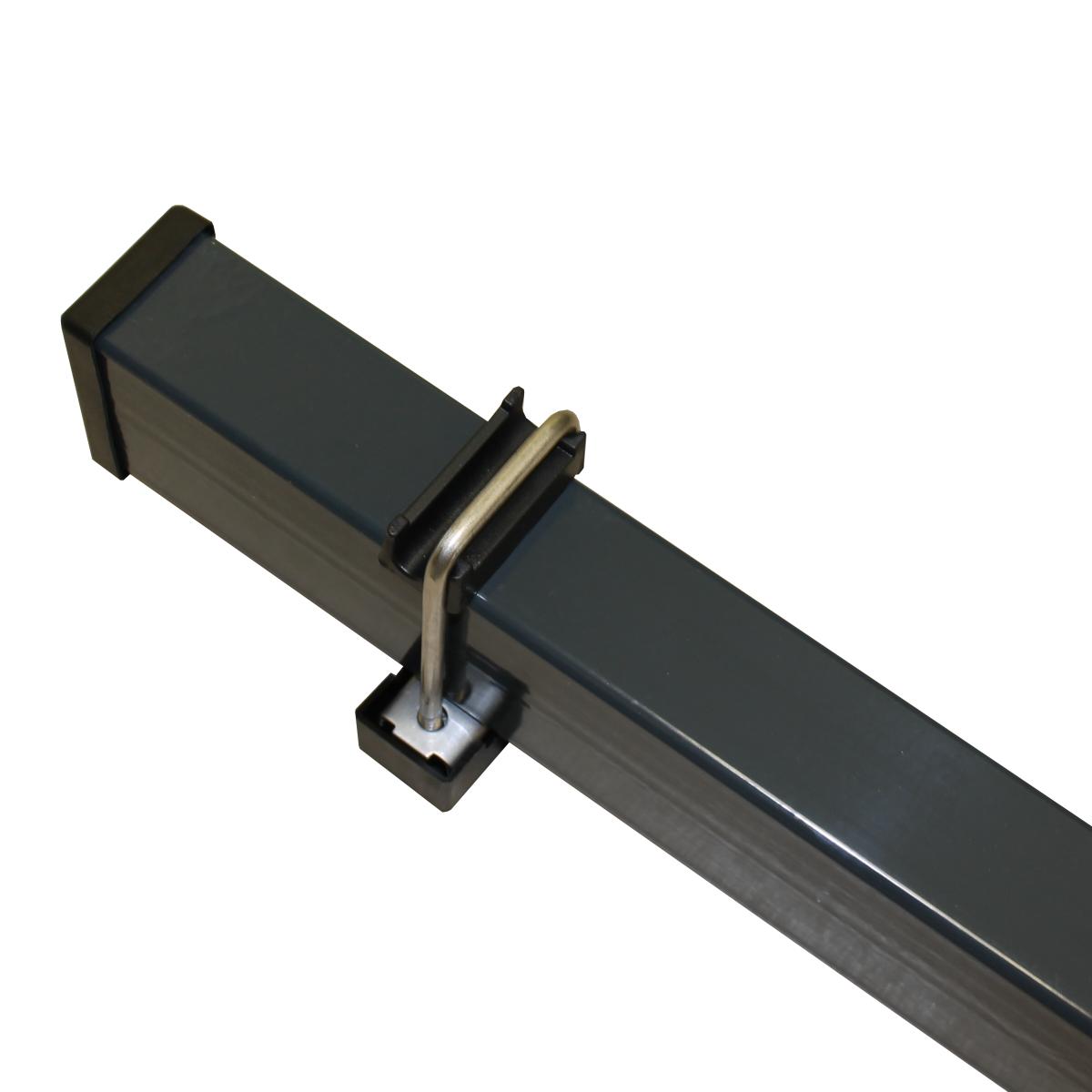 Gitterzaun 0608 mm *6+5+6* Pfostentyp III Anthrazit RAL7016