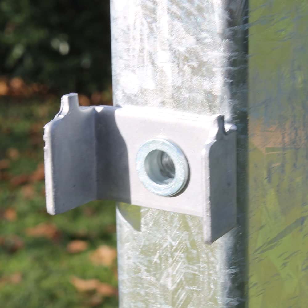 Steinzaunpfosten 1630 mm verzinkt BoPl