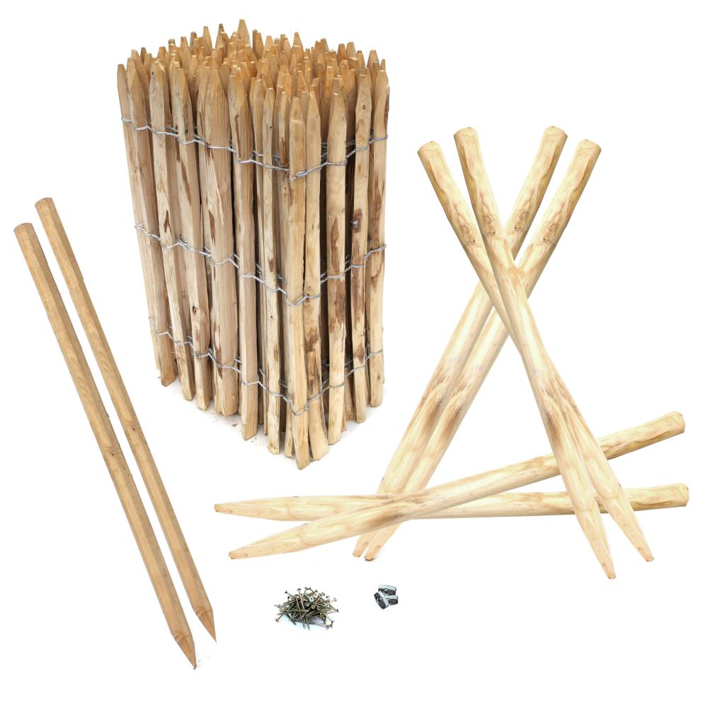Staketenzaun 0800 mm 7-8 cm Abstand - Komplettpaket