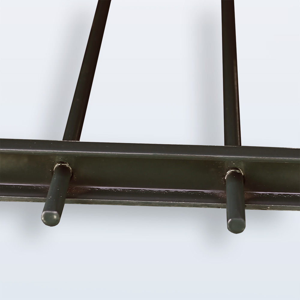Höhe 0830 mm, Gittermatte UNI-MID anthrazit