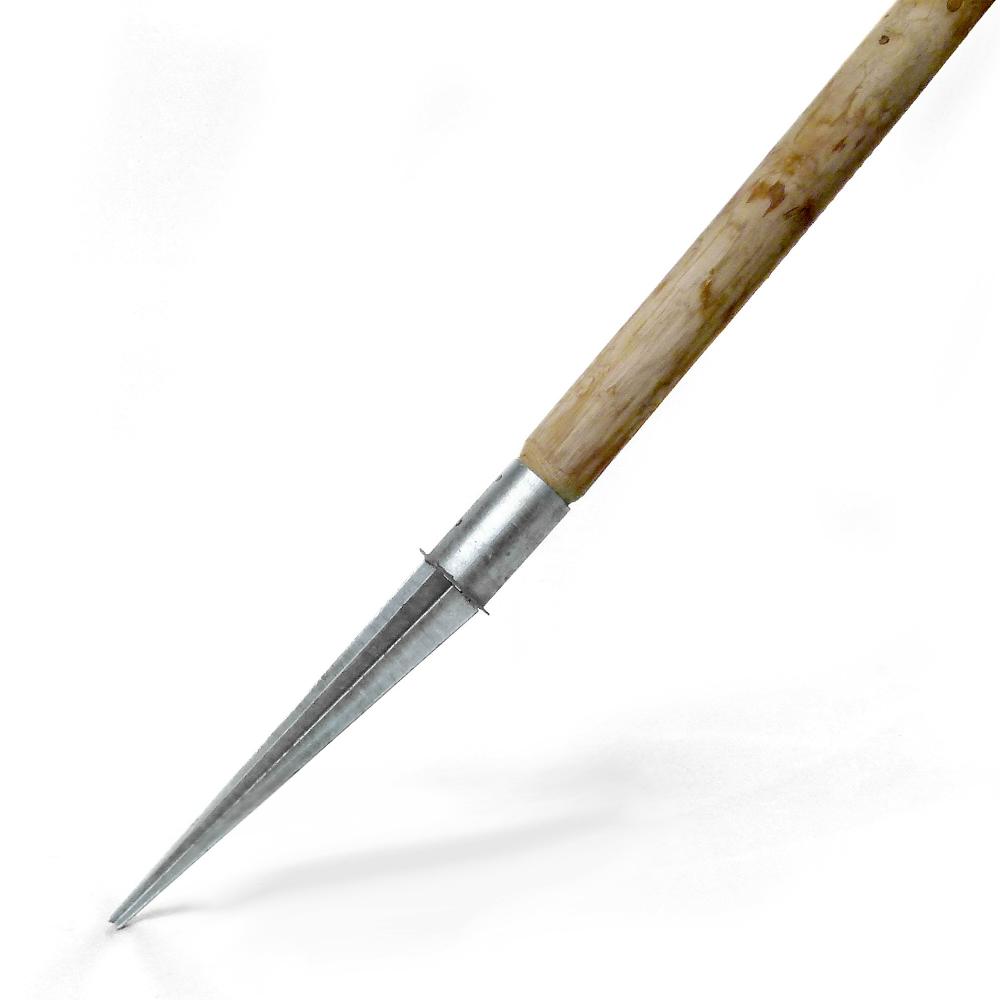Staketenzaun 0800 mm Holzpfahl Kastanie 090/110 mm Einschlaghülse