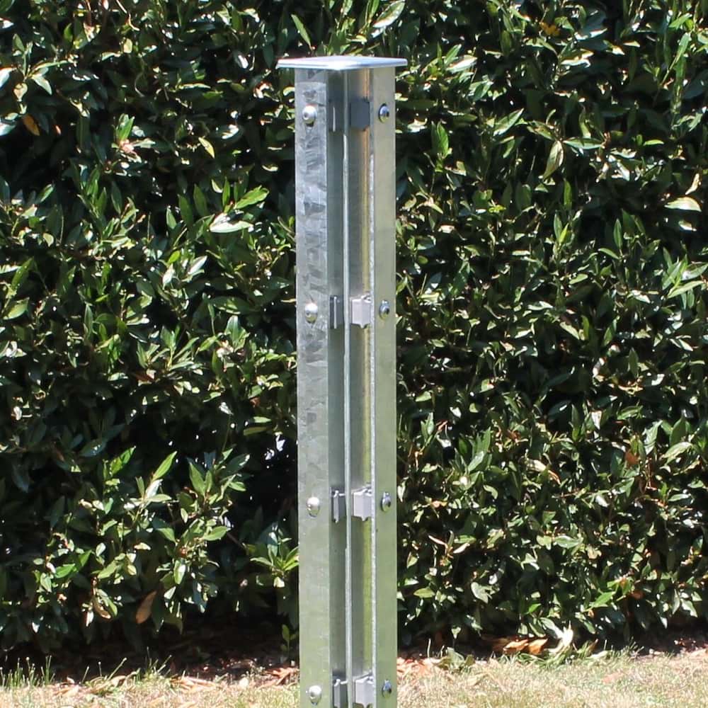 Höhe 1030 mm verzinkt, Zaunpfosten 60x60 mm Typ HS Eck