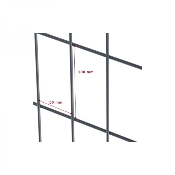 Höhe 0630 mm, Bekafor® Classic, Gitter in anthrazit