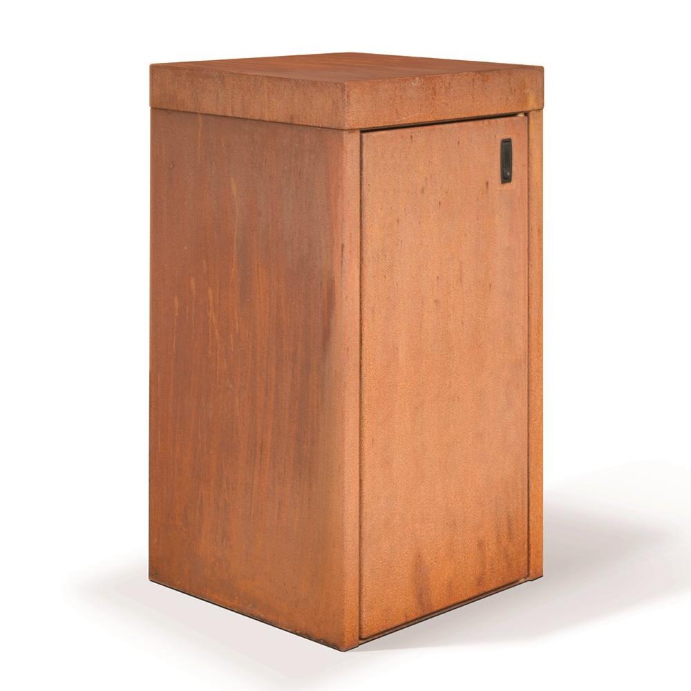 Mülltonnenbox 120 Liter Corten - Einfach
