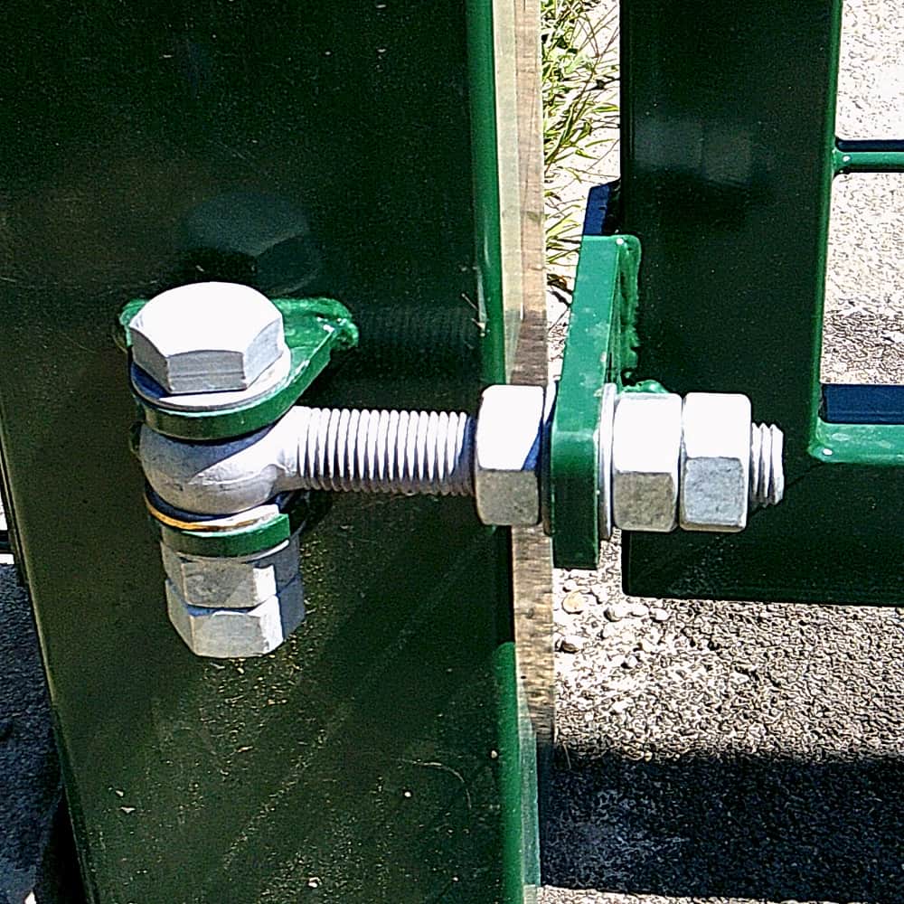 Tor 1-flgl. 1000x0800 mm grün, IT Vario