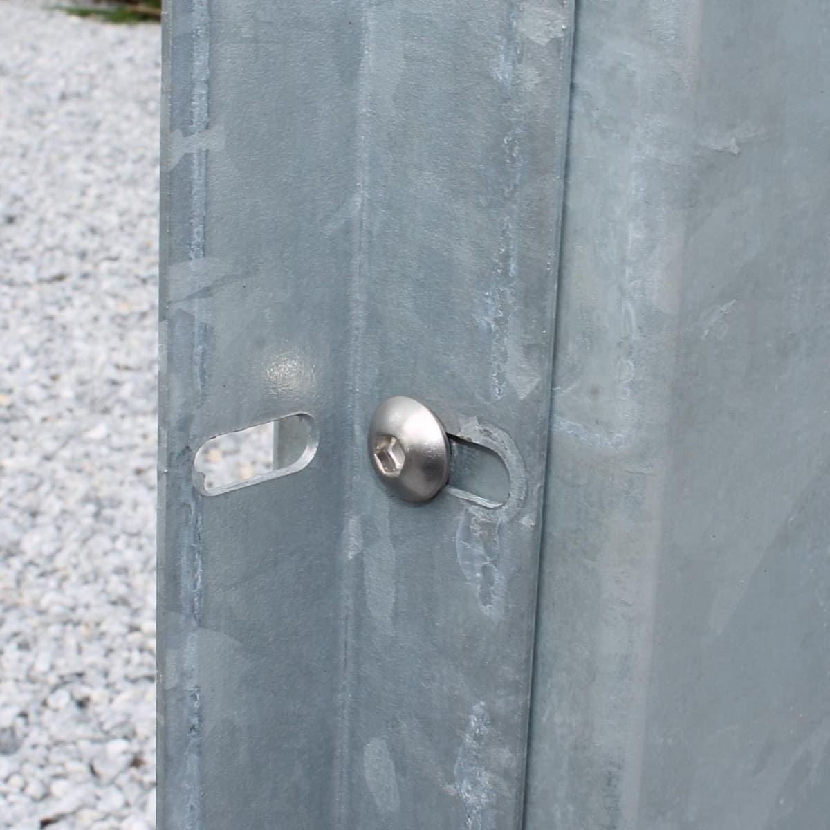 Tor 1-flgl. 1000x0800 mm verzinkt, IGT Vario