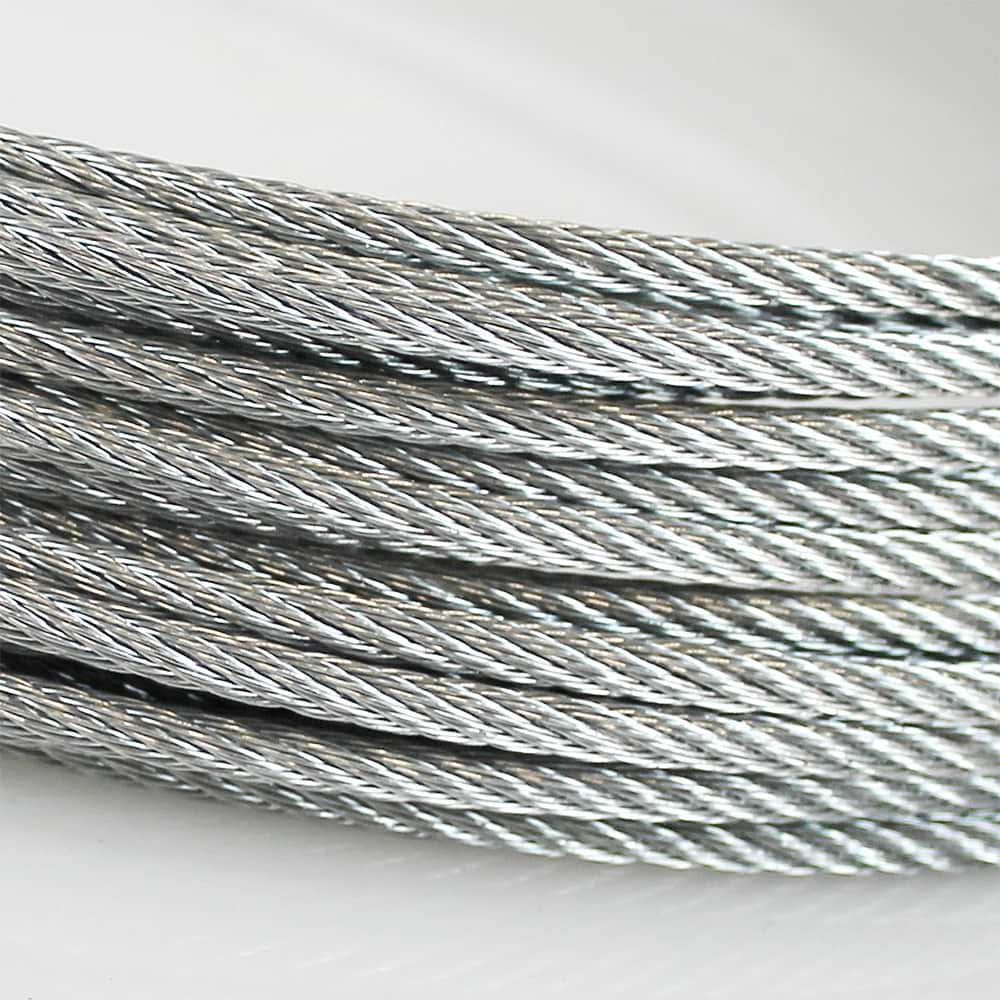 Stahlseil 5 mm, verzinkt 6 Drähte á 7 Litzen
