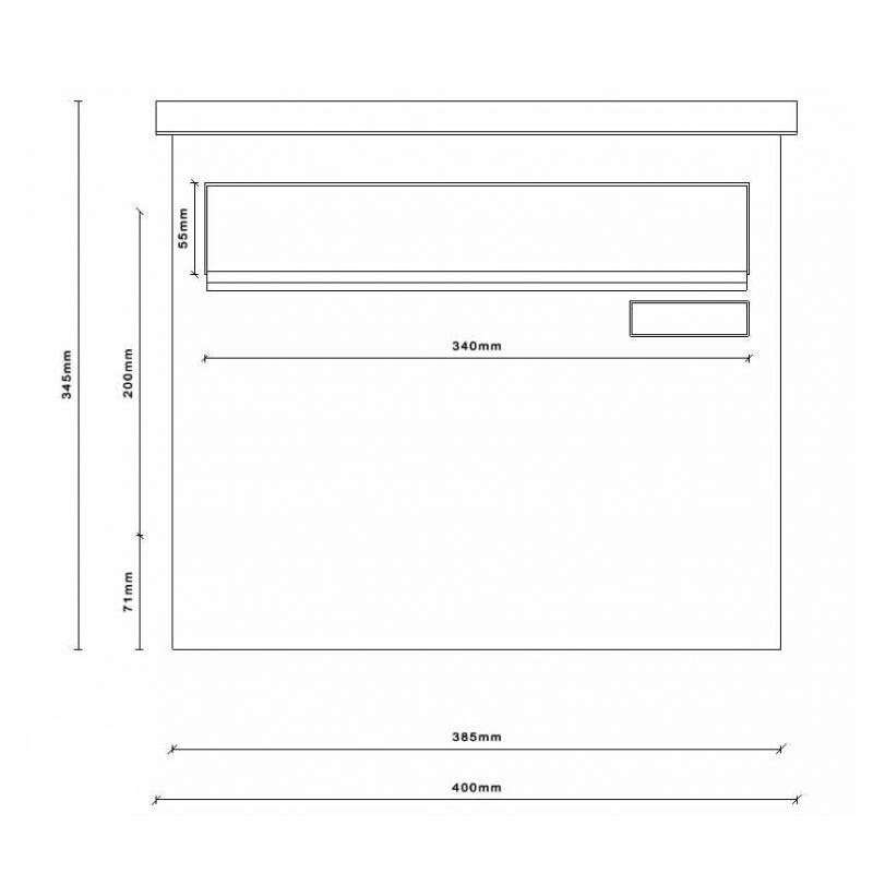 Briefkasten Modell 9 - anthrazitgrau