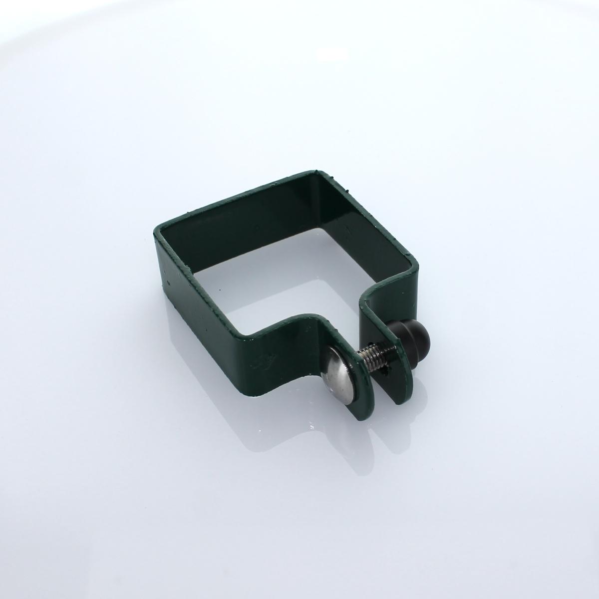 Schelle 060x060 mm Anfang-/Endschelle grün cpl. mit Zubehör