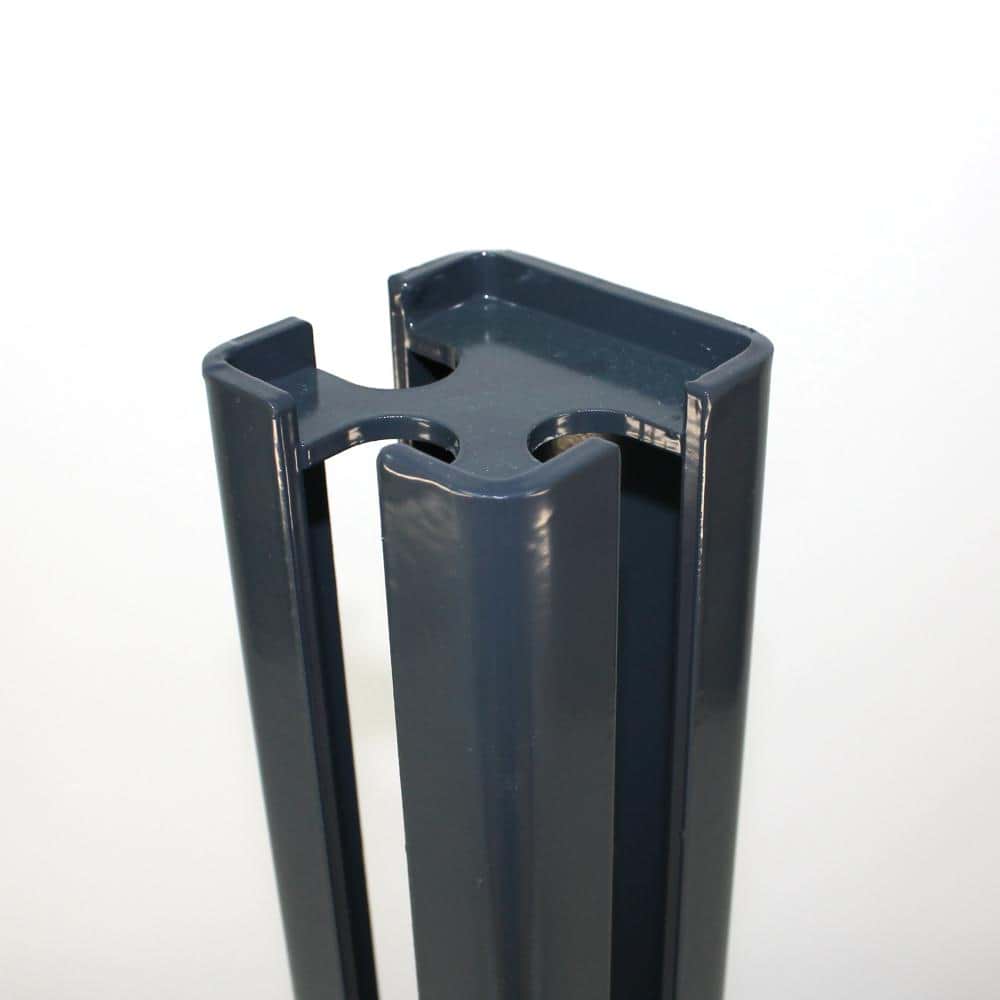 Bodenplatte für Torpfosten 60 x 60 mm anthrazit