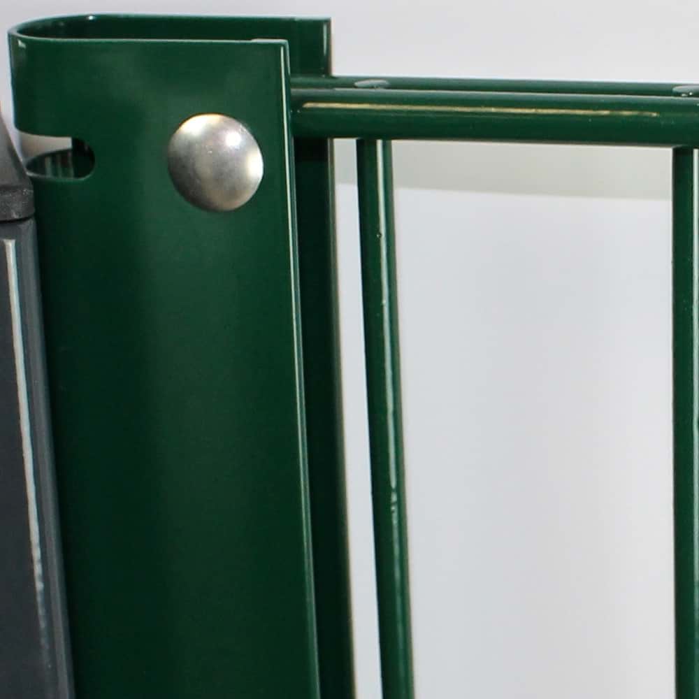 Zaunanschlussset 0600 mm, U-Profil RAL 6005 grün