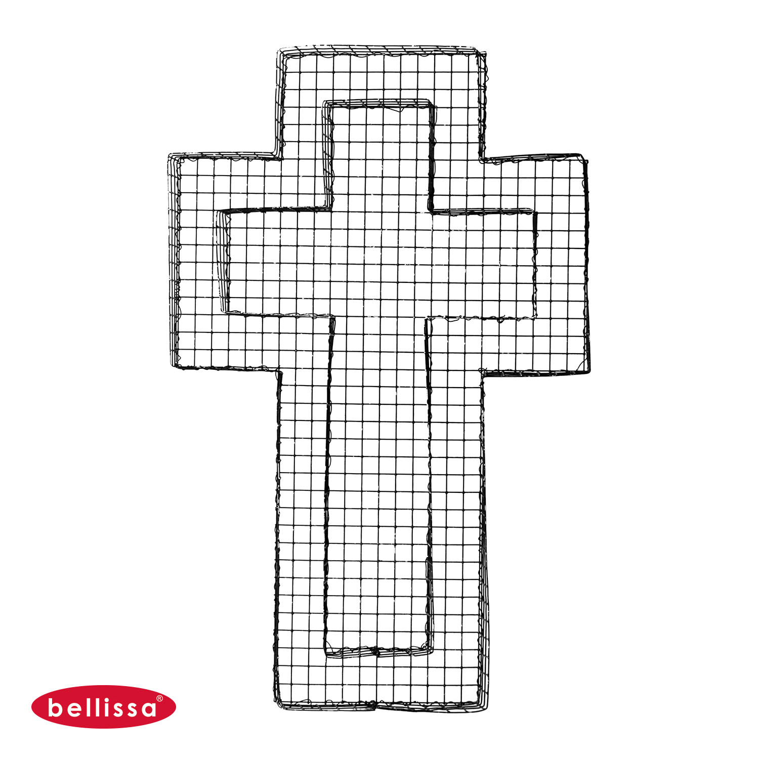 Formgitter Kreuz schwarz