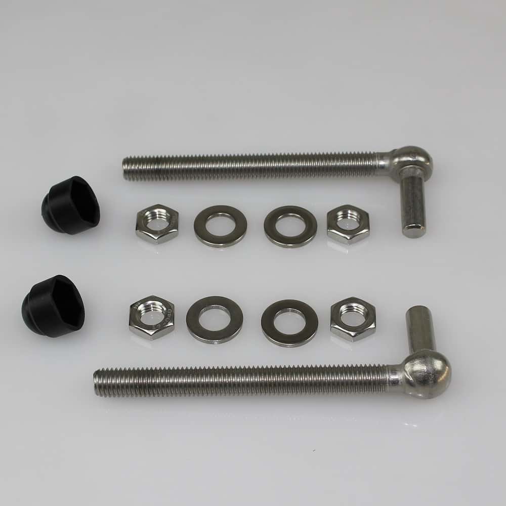Torbänder-Set L, M12 x 130 mm Edelstahl