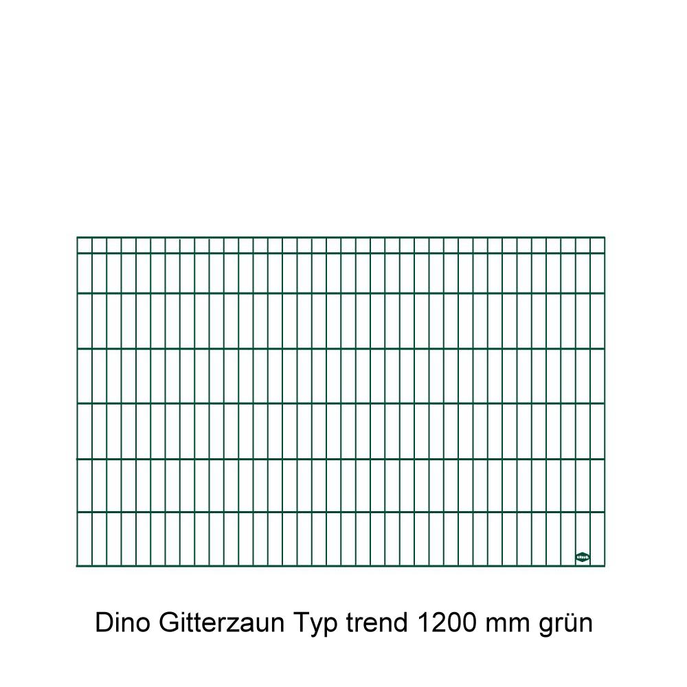 DINO Höhe 1200 mm, Gittermatte trend, grün