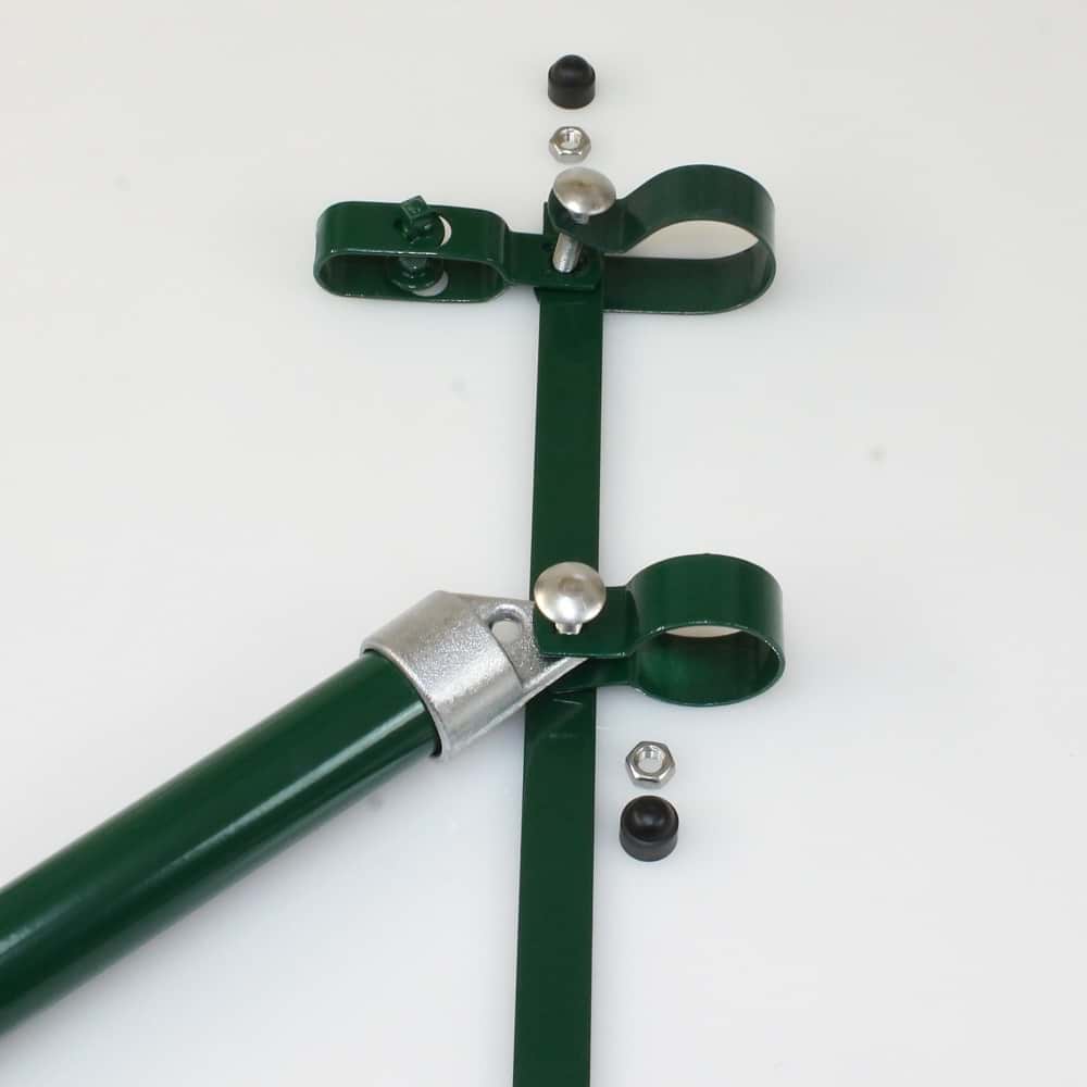 Zaunanschluss 1500mm für Pfosten Ø 60mm, Strebe Ø 34mm