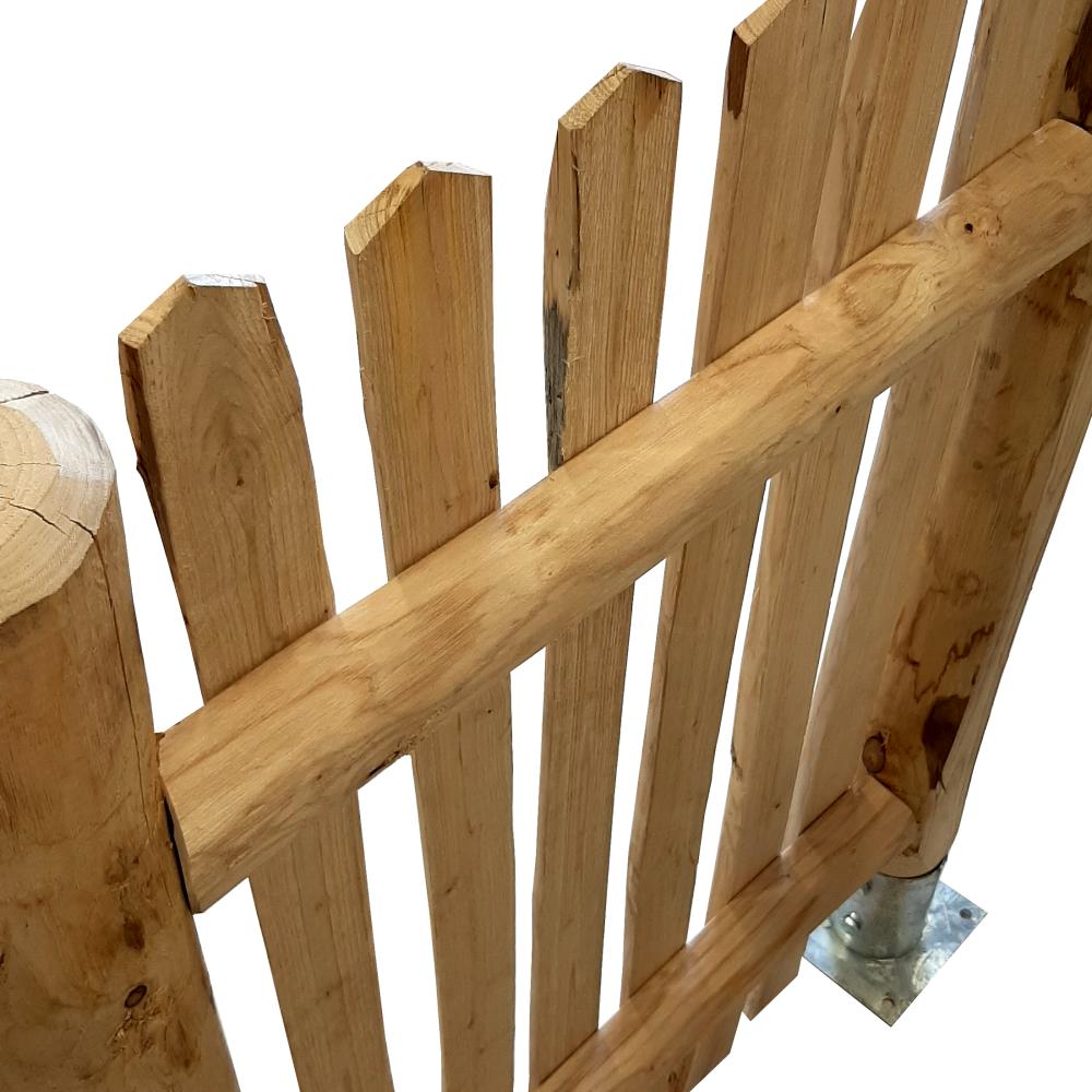 Lattenzaun 1000 mm Zaunelement Lattenabstand 4-5 cm