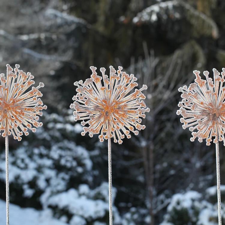 Rost Gartenstab Blume Allium 200 mm + Stab
