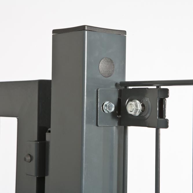 Industrie-Kombitor 0800 x 3980 mm, 2-flgl., symmetrisch, anthrazitgrau