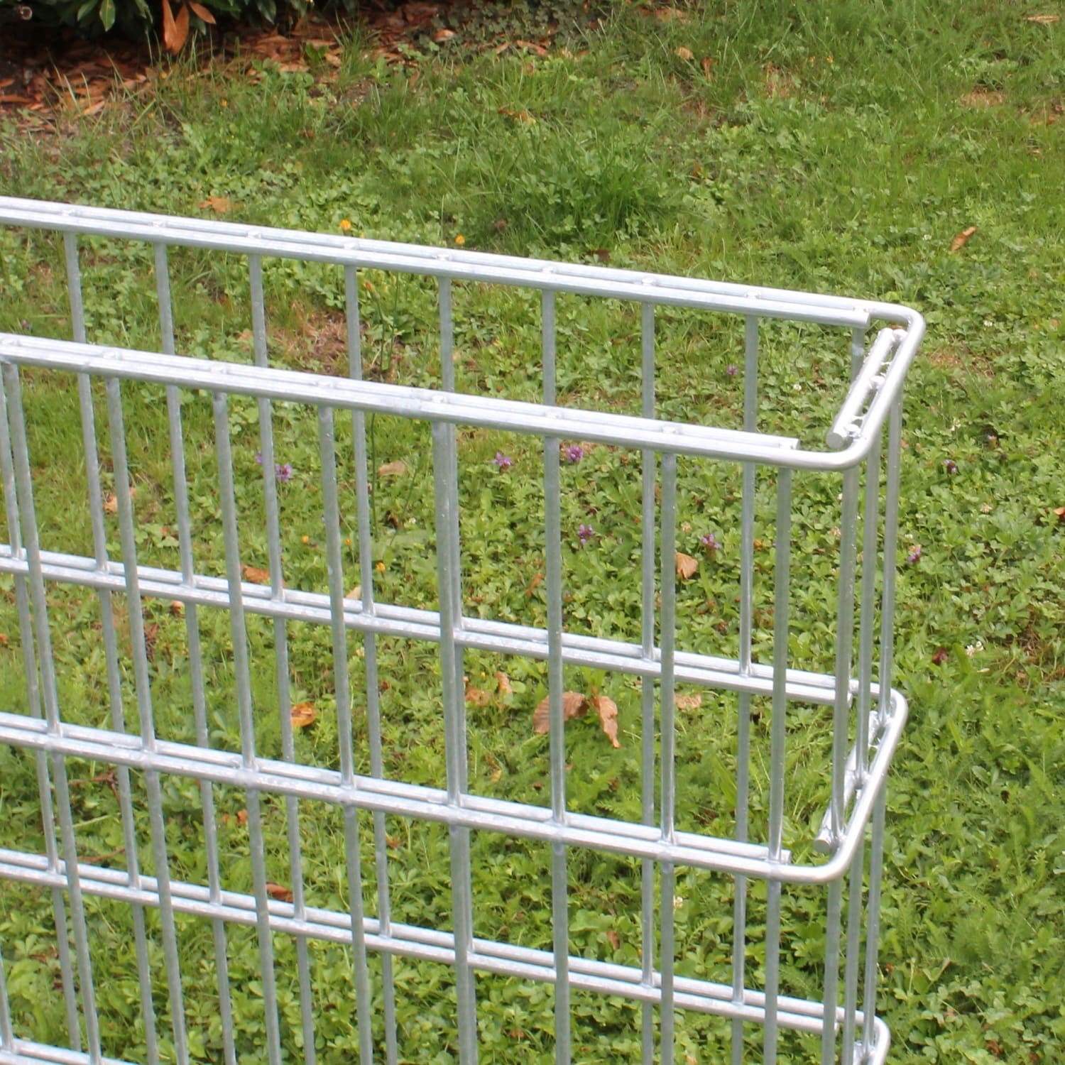 Zaun Gabione 1230 x 165 mm verz. ohne Pfosten o. Überstand
