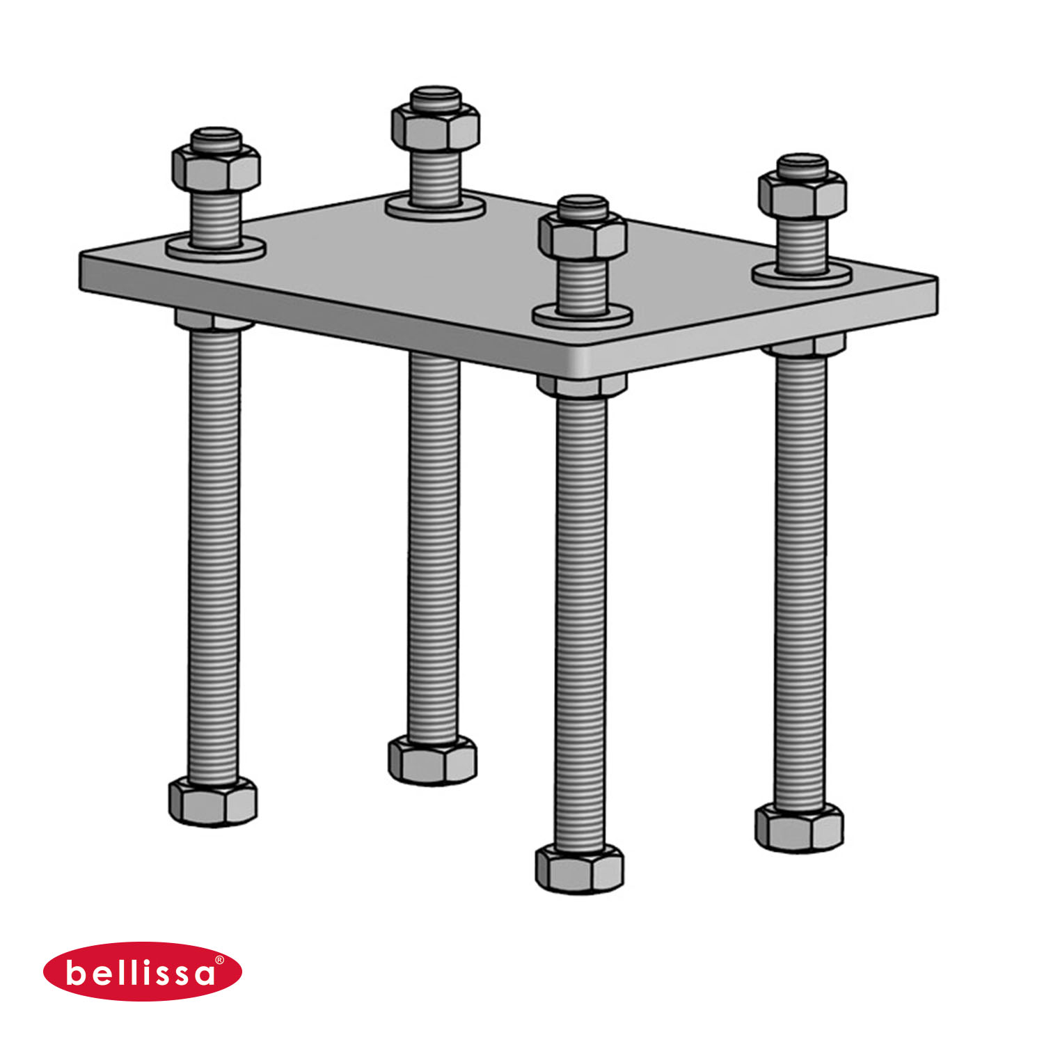 Columella Betonanker mit Platte