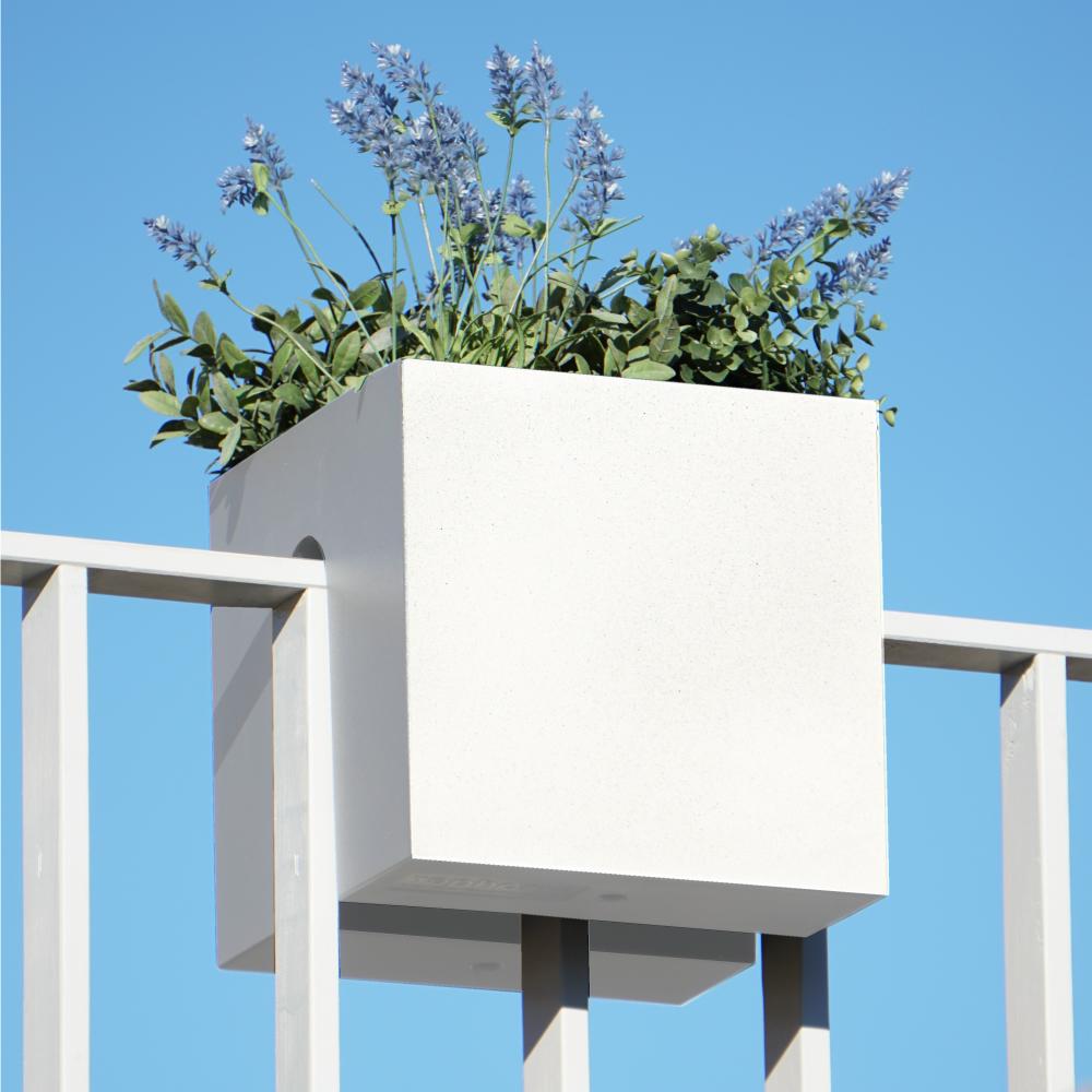 Pflanzbehälter Steckling Cube 300 mm weiß