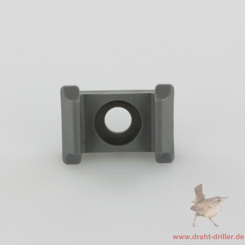 Geräuschdämmer für Pfosten grau II ab 50 mm